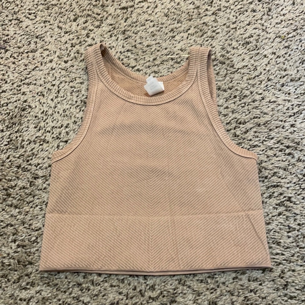 Pinkish tan Crop Top